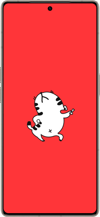 Силиконовый чехол Котик для Infinix Note 50 Pro+ - 4577u-4041 изображение 