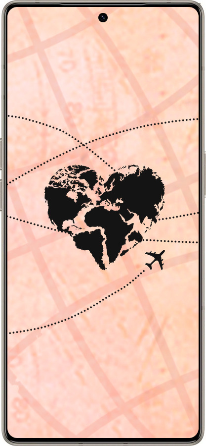 Силиконовый чехол Путешествуй для Infinix Note 50 Pro+ - 4607u-4041 изображение 