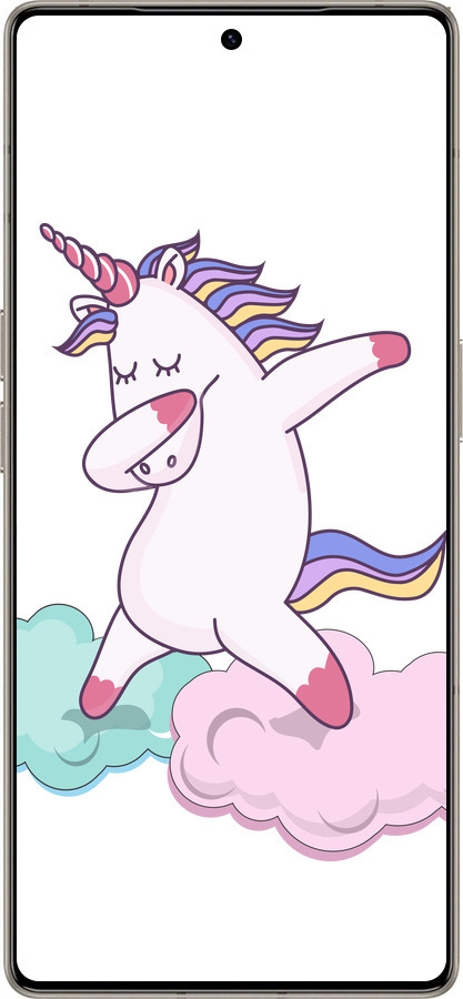 Силиконовый чехол Единорог для Infinix Note 50 Pro+ - 4702u-4041 изображение 