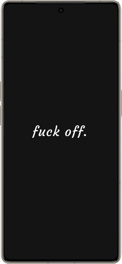 Силиконовый чехол Fuck off для Infinix Note 50 Pro+ - 4731u-4041 изображение 