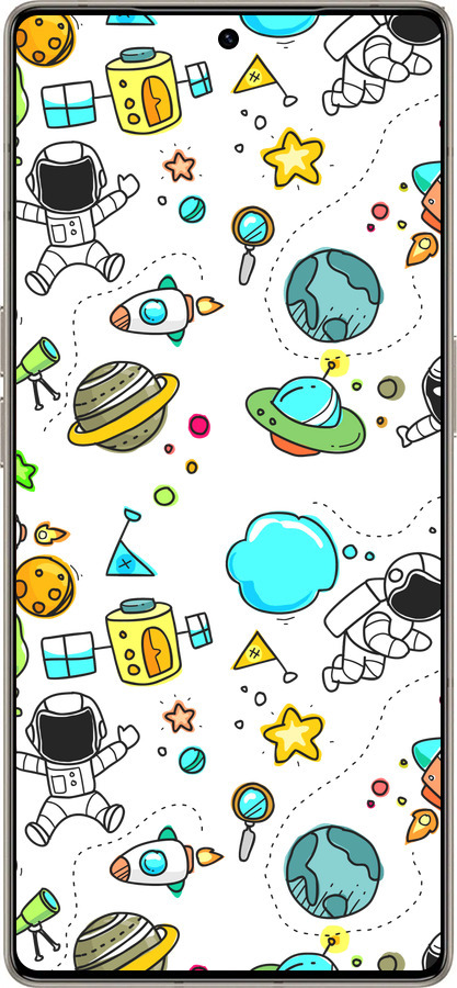 Силиконовый чехол Космос для Infinix Note 50 Pro+ - 4735u-4041 изображение 