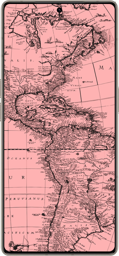 Силиконовый чехол Карта для Infinix Note 50 Pro+ - 4794u-4041 изображение 