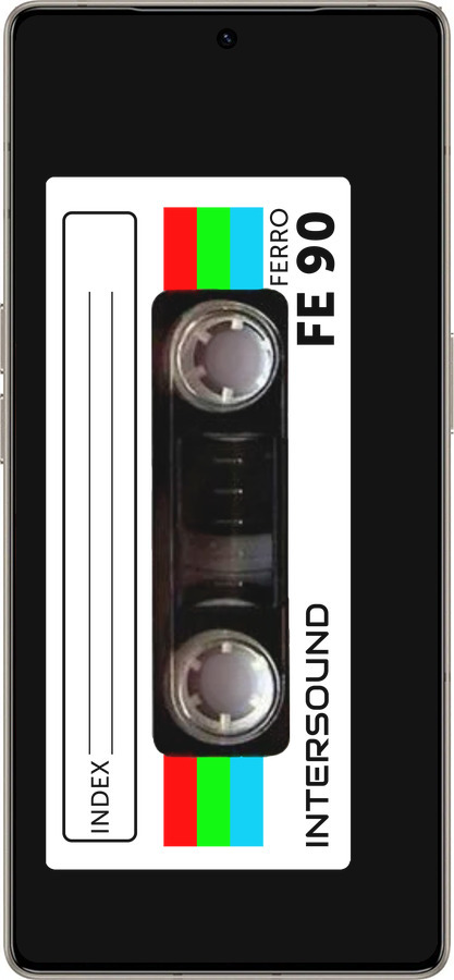 Силиконовый чехол Кассета с90 для Infinix Note 50 Pro+ - 4894u-4041 изображение 