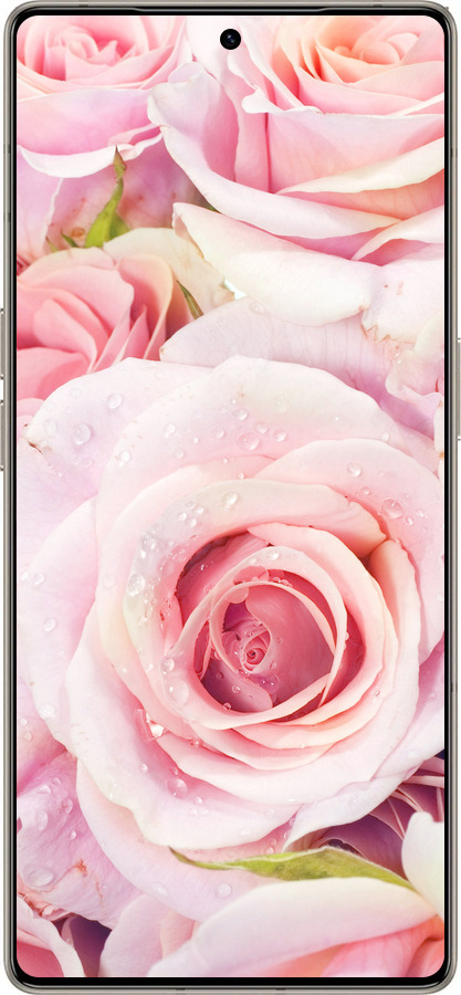 Силіконовий чехол Троянди для Infinix Note 50 Pro+ - 525u-4041 изображение 