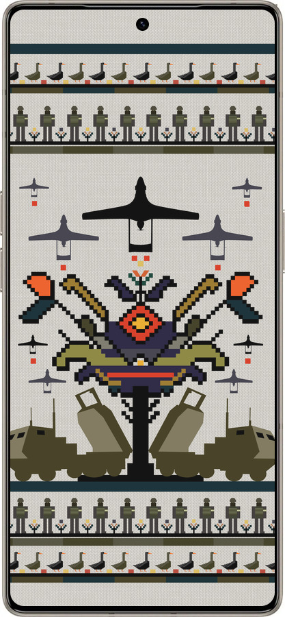 Силиконовый чехол Вышиванка UA для Infinix Note 50 Pro+ - 5446u-4041 изображение 