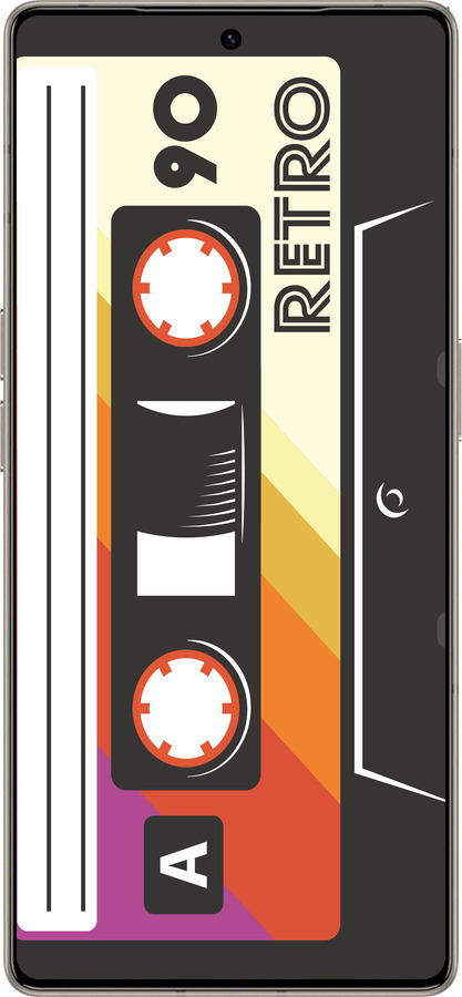 Силиконовый чехол Кассета с90 v4 для Infinix Note 50 Pro+ - 5532u-4041 изображение 