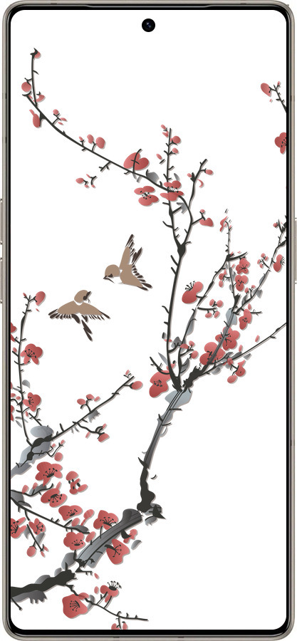 Силиконовый чехол Сакура v2 для Infinix Note 50 Pro+ - 5538u-4041 изображение 