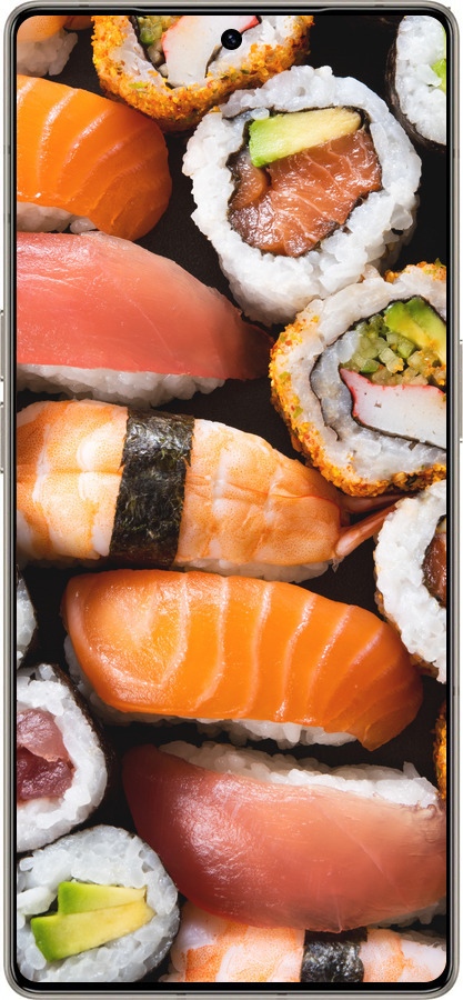 Силиконовый чехол Суши v3 для Infinix Note 50 Pro+ - 5540u-4041 изображение 