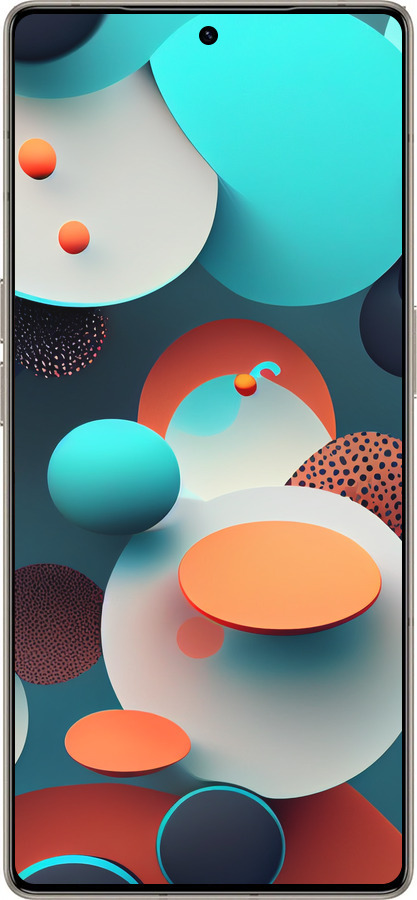 Силиконовый чехол Горошек абстракция для Infinix Note 50 Pro+ - 5608u-4041 изображение 