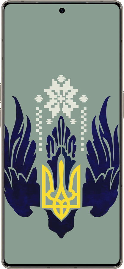 Силиконовый чехол Тризуб с крыльями для Infinix Note 50 Pro+ - 5640u-4041 изображение 