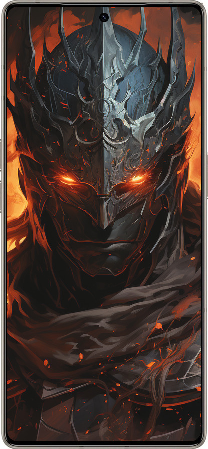 Силиконовый чехол Темный рыцарь для Infinix Note 50 Pro+ - 5650u-4041 изображение 