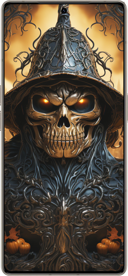 Силиконовый чехол Череп 2 для Infinix Note 50 Pro+ - 5652u-4041 изображение 