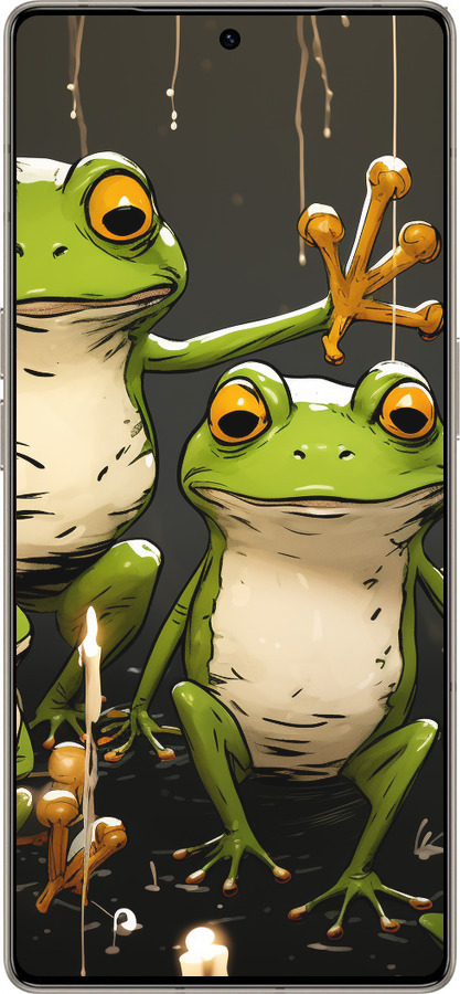 Силиконовый чехол Жабки 2 для Infinix Note 50 Pro+ - 5657u-4041 изображение 