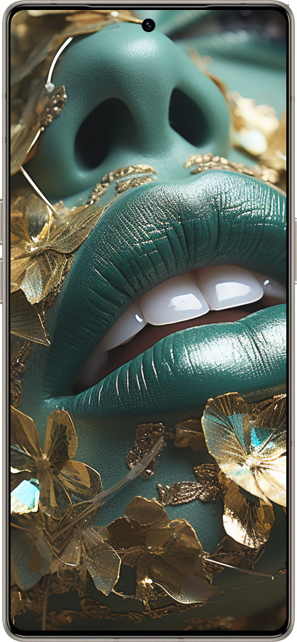 Силіконовий чехол Губи 2 для Infinix Note 50 Pro+ - 5667u-4041 изображение 