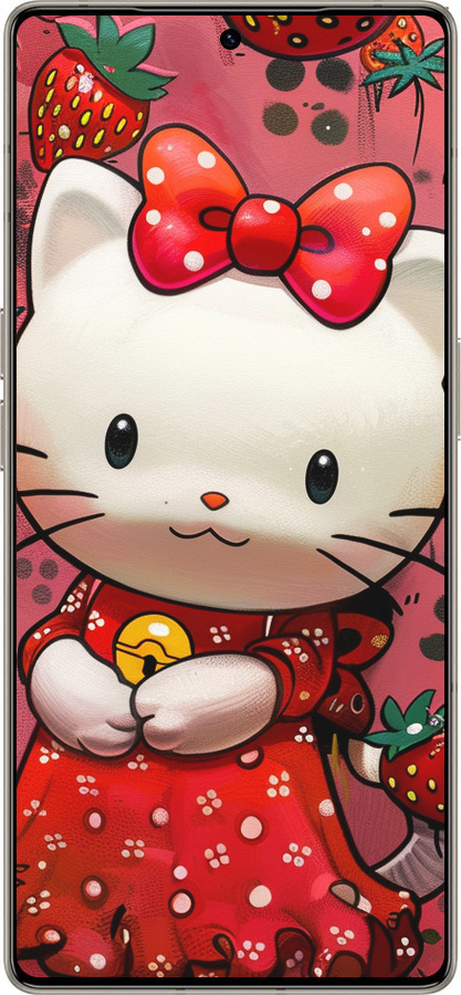 Силиконовый чехол hello kitty1 для Infinix Note 50 Pro+ - 6036u-4041 изображение 