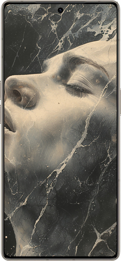 Силиконовый чехол Мраморная женщина для Infinix Note 50 Pro+ - 6040u-4041 изображение 