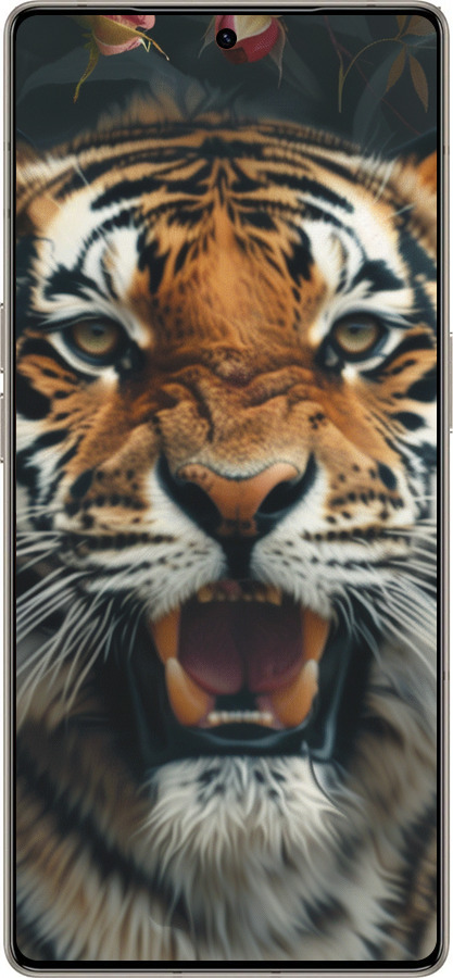 Силиконовый чехол Тигровое величие для Infinix Note 50 Pro+ - 6080u-4041 изображение 