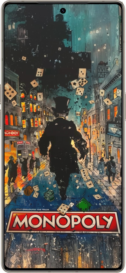 Силиконовый чехол Метрополис игры для Infinix Note 50 Pro+ - 6085u-4041 изображение 