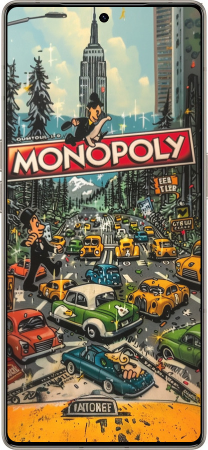 Силіконовий чехол Міський драйв Monopoly для Infinix Note 50 Pro+ - 6088u-4041 изображение 