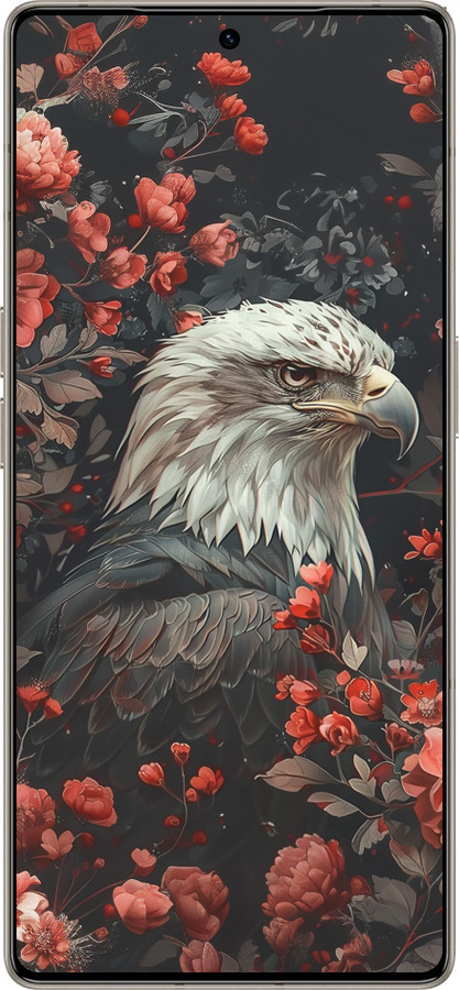 Силиконовый чехол Цветочный страж для Infinix Note 50 Pro+ - 6102u-4041 изображение 