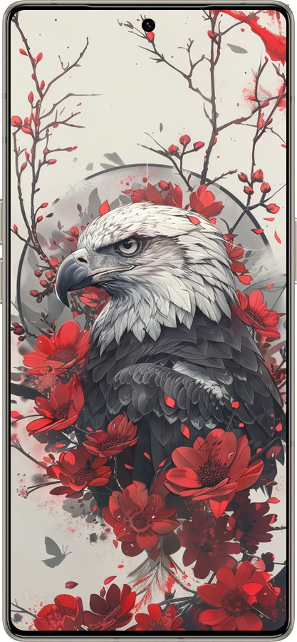 Силиконовый чехол Рубиновый орел для Infinix Note 50 Pro+ - 6103u-4041 изображение 