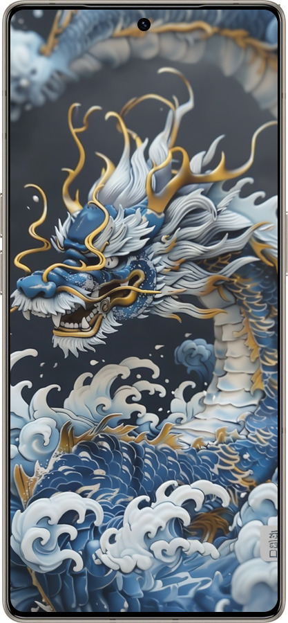 Силиконовый чехол Водяной дракон для Infinix Note 50 Pro+ - 6113u-4041 изображение 