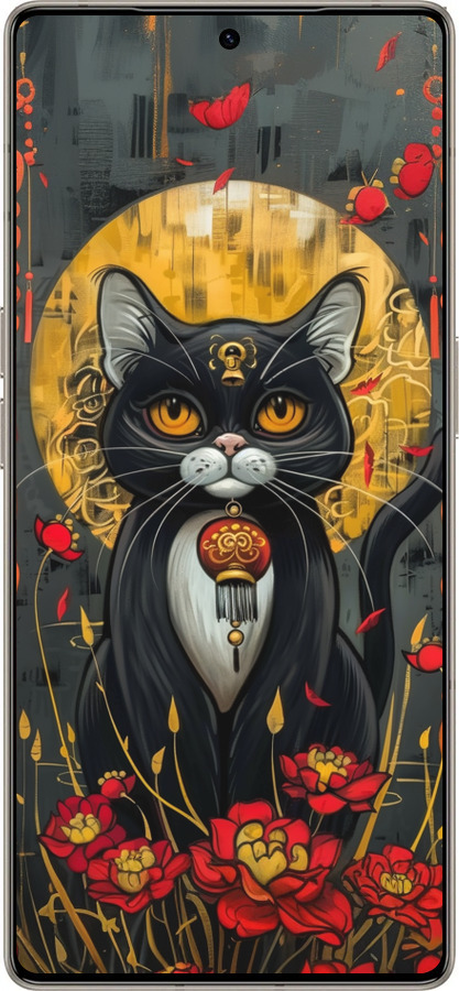 Силиконовый чехол China Cat для Infinix Note 50 Pro+ - 6134u-4041 изображение 