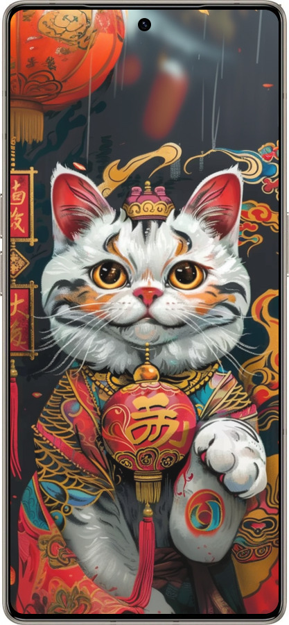 Силиконовый чехол China Cat v2 для Infinix Note 50 Pro+ - 6135u-4041 изображение 