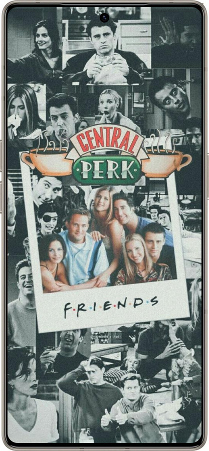 Силиконовый чехол Друзья для Infinix Note 50 Pro+ - 6276u-4041 изображение 