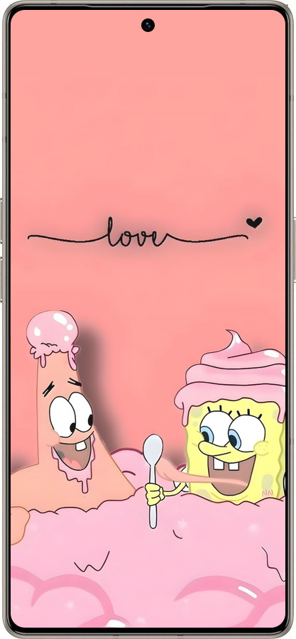 Силиконовый чехол Спанч Боб для Infinix Note 50 Pro+ - 6282u-4041 изображение 