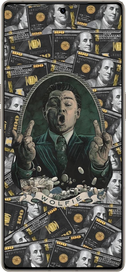 Силиконовый чехол Волк с валл стрит для Infinix Note 50 Pro+ - 6287u-4041 изображение 