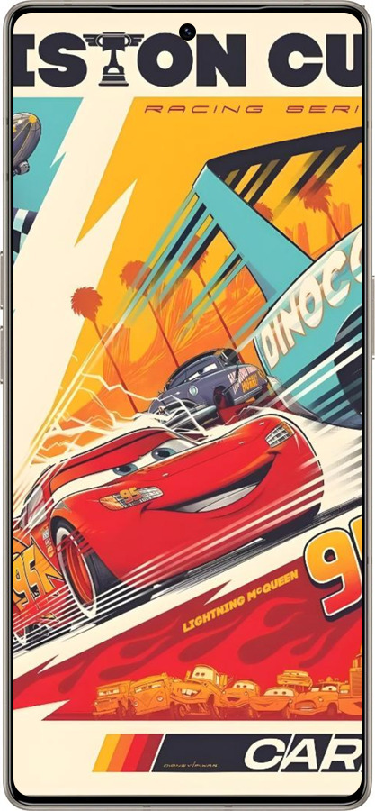 Силиконовый чехол Тачки для Infinix Note 50 Pro+ - 6288u-4041 изображение 