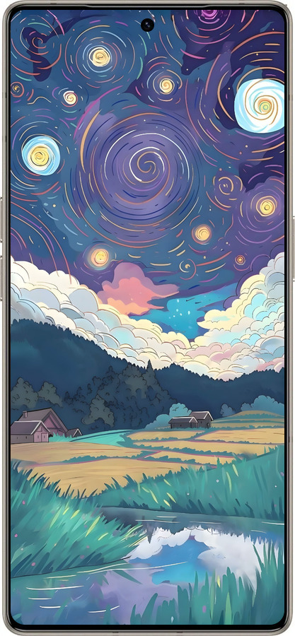 Силиконовый чехол Креативный арт для Infinix Note 50 Pro+ - 6322u-4041 изображение 