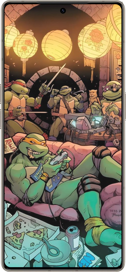 Силиконовый чехол Черепашки нинзя для Infinix Note 50 Pro+ - 6346u-4041 изображение 