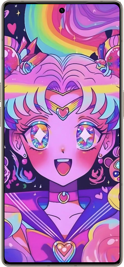 Силиконовый чехол Сейлор Мун 3 для Infinix Note 50 Pro+ - 6352u-4041 изображение 