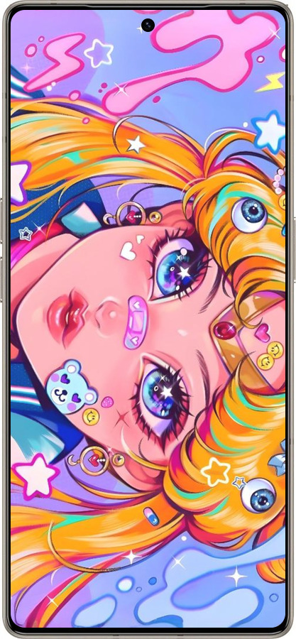 Силиконовый чехол Сейлор Мун 4 для Infinix Note 50 Pro+ - 6353u-4041 изображение 