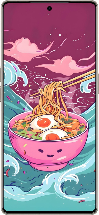 Силиконовый чехол Рамен для Infinix Note 50 Pro+ - 6360u-4041 изображение 