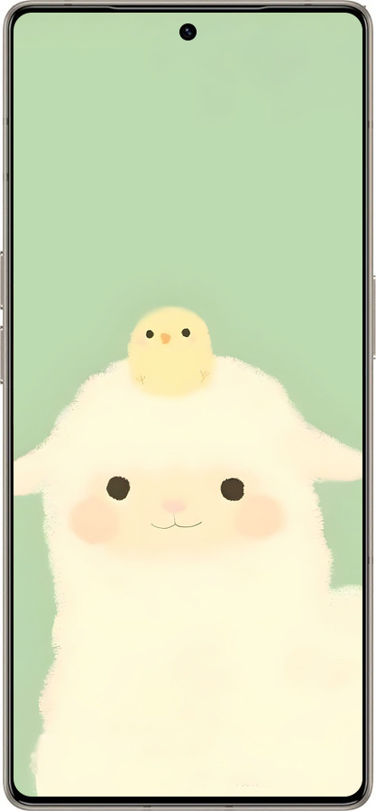 Силиконовый чехол Барашек и ципленок для Infinix Note 50 Pro+ - 6369u-4041 изображение 