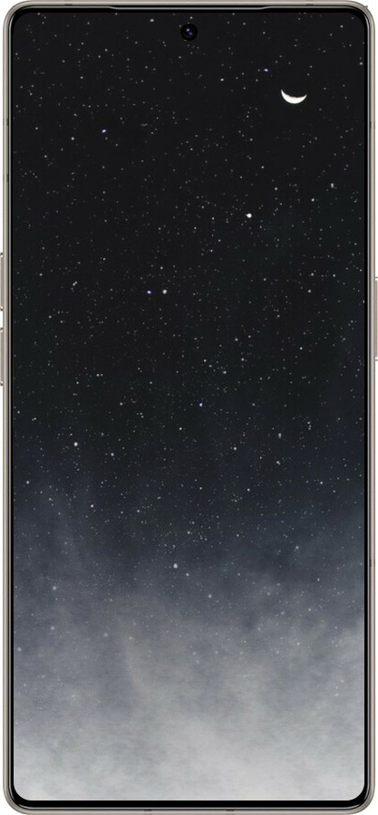 Силиконовый чехол Сині хмари, Синій місяць для Infinix Note 50 Pro+ - 6396u-4041 изображение 