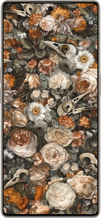 Силиконовый чехол В стиле барокко-мрачный для Infinix Note 50 Pro+ - 6404u-4041 изображение 