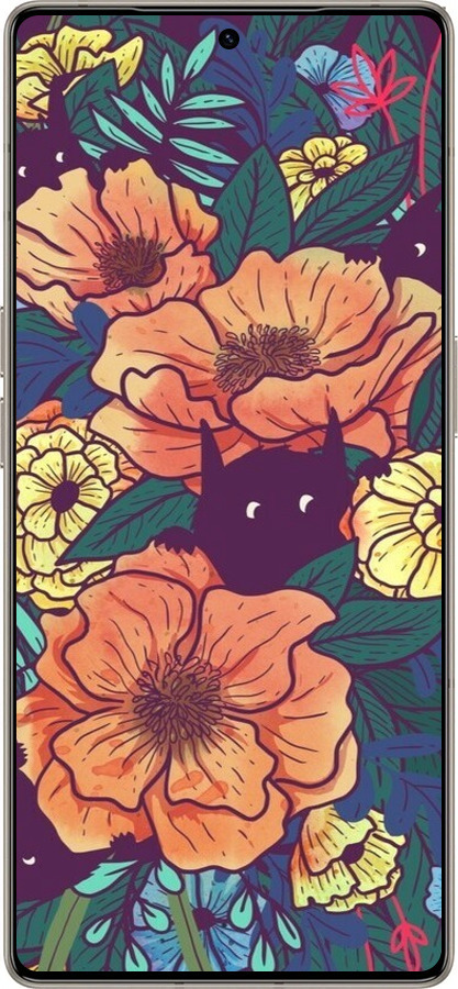 Силиконовый чехол С изображением полевых цветов для Infinix Note 50 Pro+ - 6419u-4041 изображение 