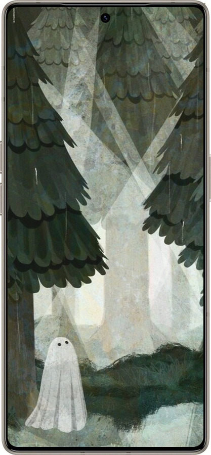 Силиконовый чехол С изображением соснового леса и привидения для Infinix Note 50 Pro+ - 6420u-4041 изображение 