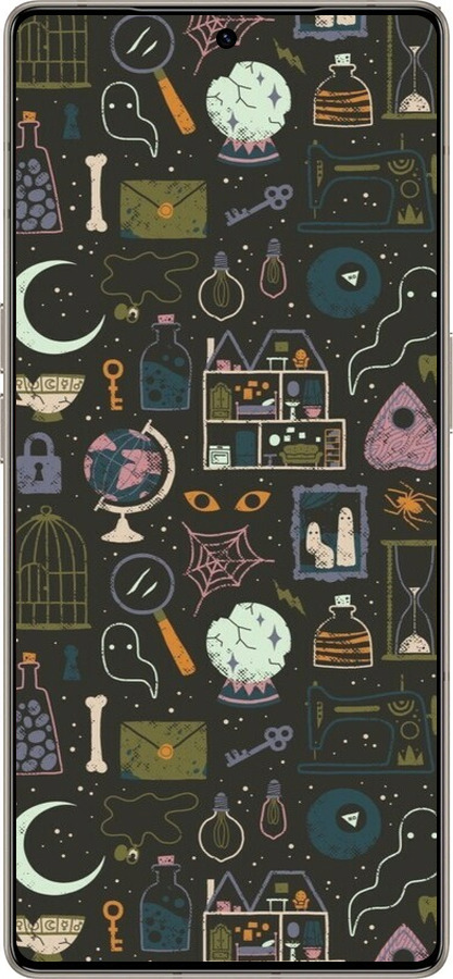 Силиконовый чехол Колдовской принт для Infinix Note 50 Pro+ - 6425u-4041 изображение 