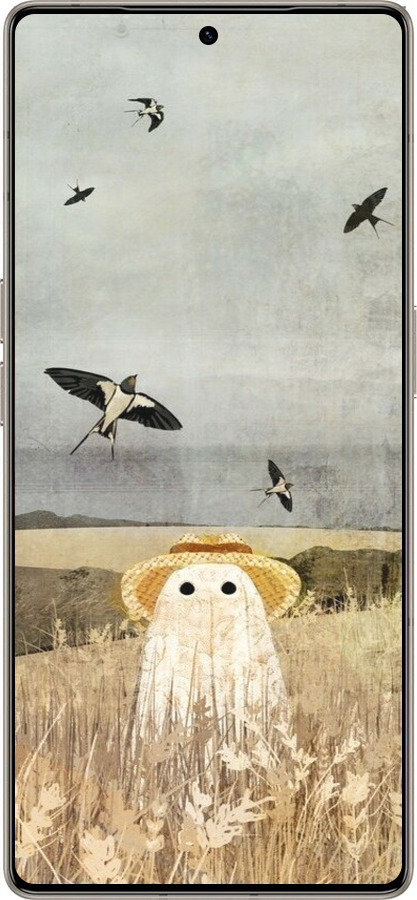 Силиконовый чехол Призрак в поле для Infinix Note 50 Pro+ - 6427u-4041 изображение 