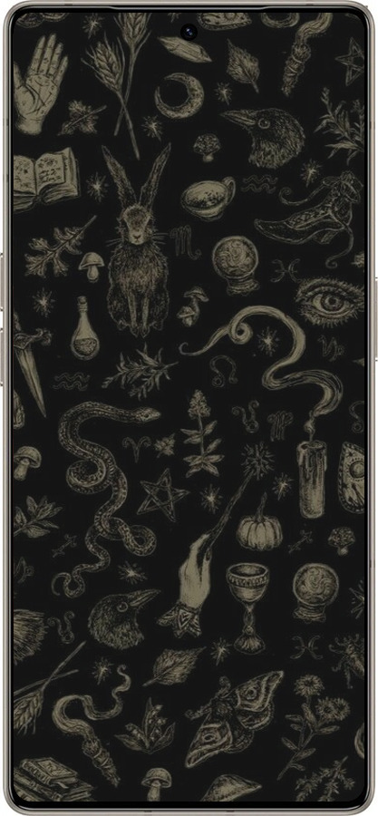 Силиконовый чехол Мистический коллаж с травами и магическими символами для Infinix Note 50 Pro+ - 6428u-4041 изображение 