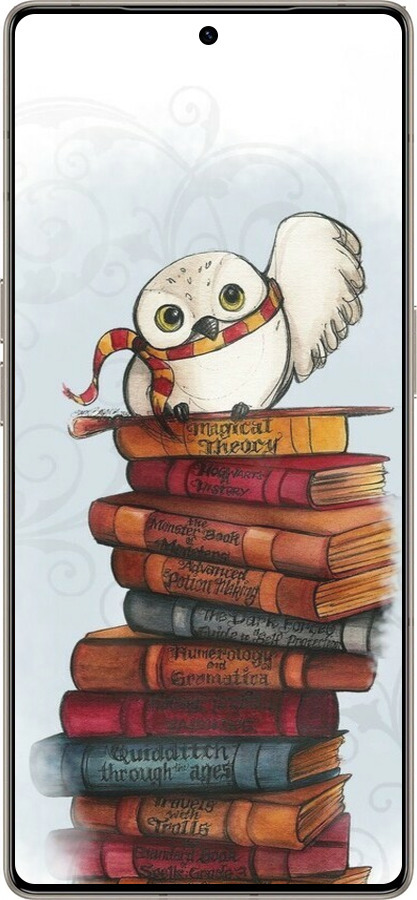 Силіконовий чехол Сова та книги для Infinix Note 50 Pro+ - 6436u-4041 изображение 