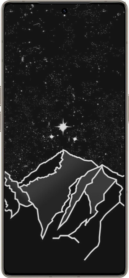 Силиконовый чехол Минималистический горный пейзаж для Infinix Note 50 Pro+ - 6438u-4041 изображение 