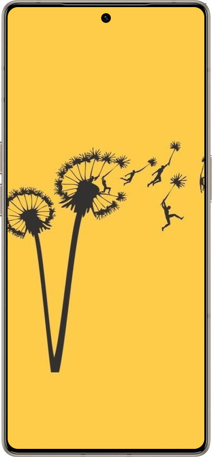 Силиконовый чехол Минимализм одуванчики для Infinix Note 50 Pro+ - 6449u-4041 изображение 