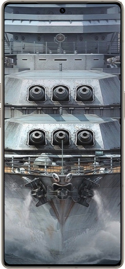 Силиконовый чехол Линкор, world of tanks, wargaming, военный корабль для Infinix Note 50 Pro+ - 6453u-4041 изображение 