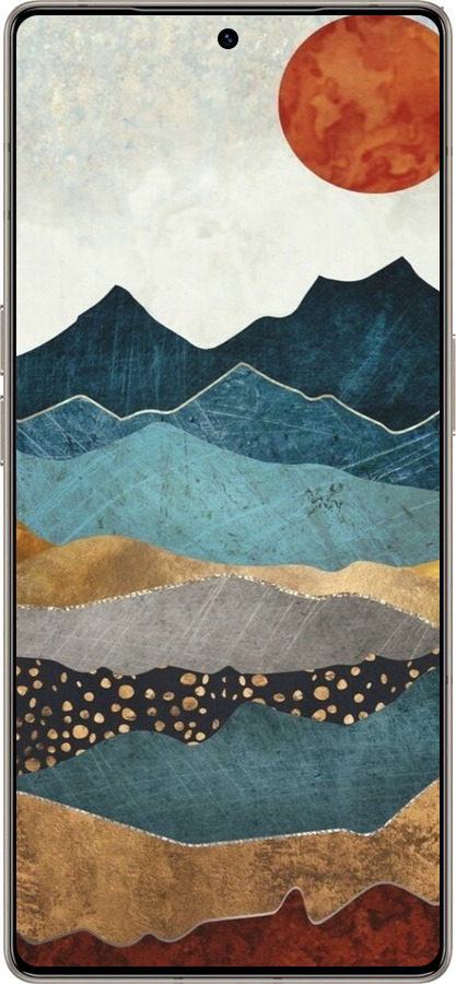 Силиконовый чехол Янтарный закат для Infinix Note 50 Pro+ - 6475u-4041 изображение 